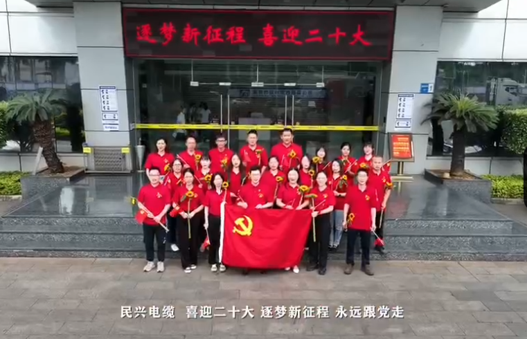 民興電纜喜迎二十大，奮進(jìn)新征程！